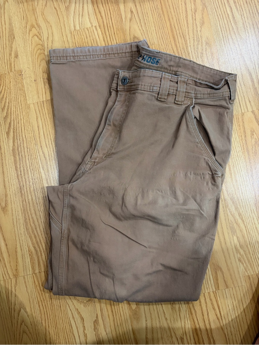 Duluth Flex Fire Hose Khaki Pants 40x32